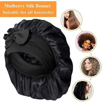 Ultimate 100% Mulberry Silk Sleeping Bonnet