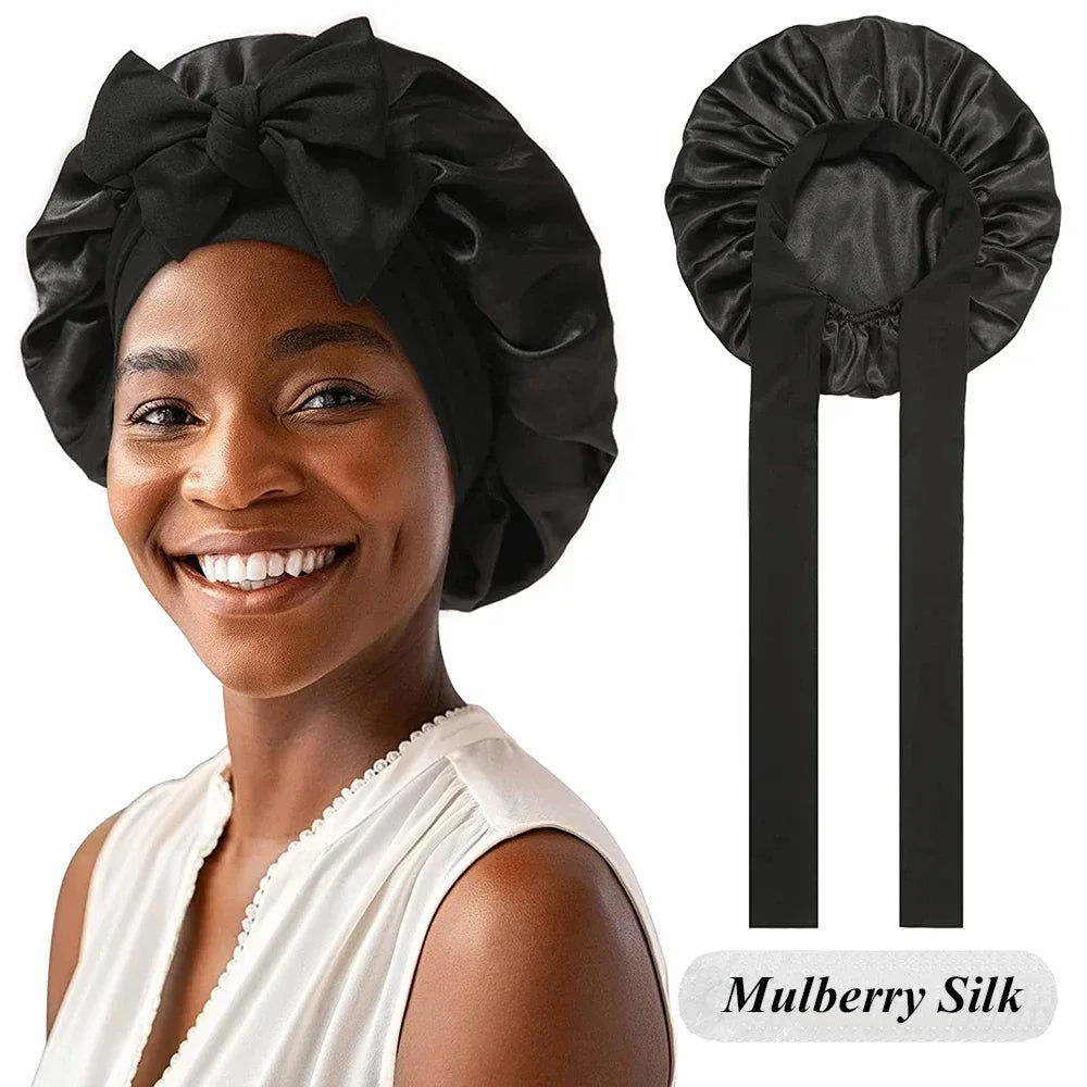 Ultimate 100% Mulberry Silk Sleeping Bonnet