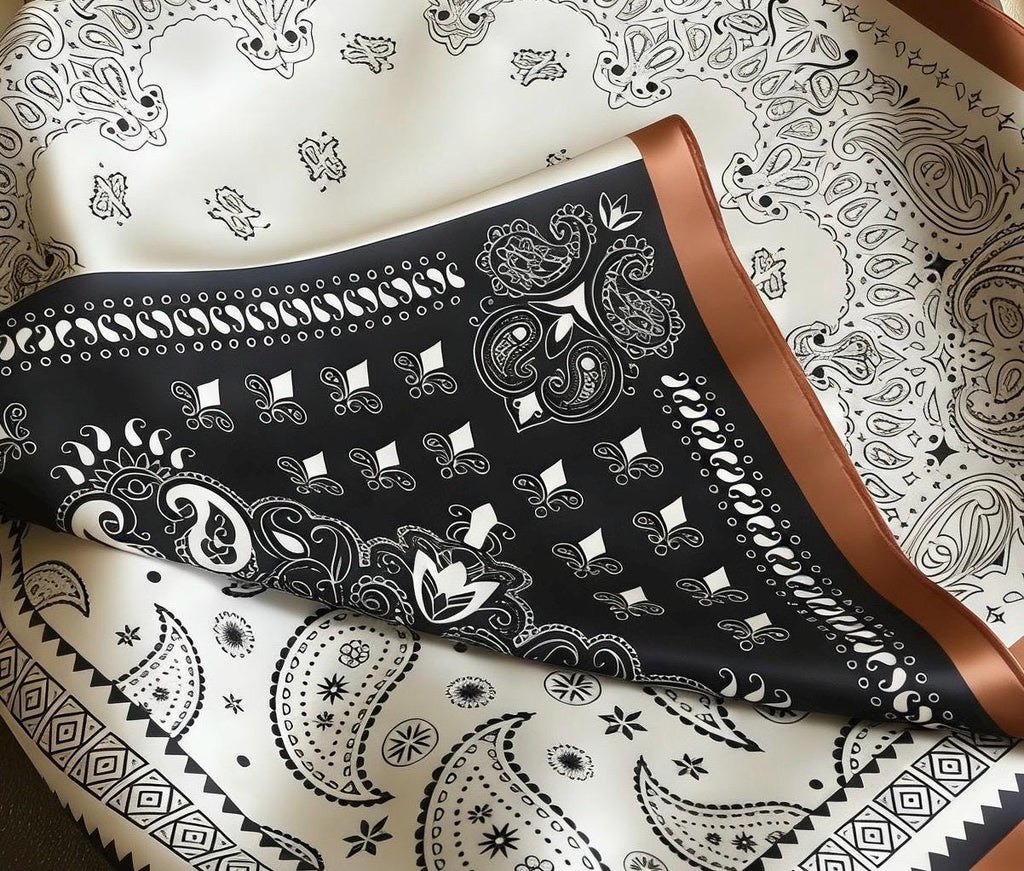 100% Mulberry Silk 26”x26” 65×65 cm