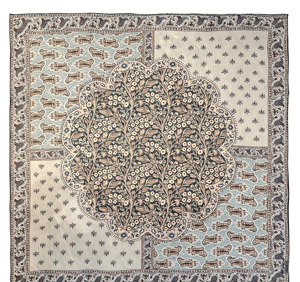Vintage 100% Mulberry Silk Scarf 25x25, Soft Georgette Silk Square, Artistic Patterned Silk Neckerchief, Elegant Silk Hair Accessory Gift