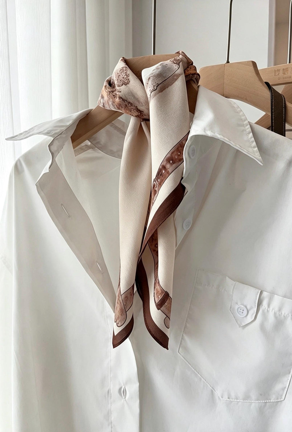 Elegant Fairy Blue Silk Scarf 100% Mulberry Silk Crepe de Chine Square Scarf 25" Spring Summer Lightweight Neck Scarf Luxury Gift for Women