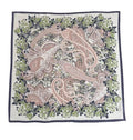 100% Mulberry Silk Scarf 26”x26” 65×65 cm | Elegant Paisley Floral Print | Luxury Silk Headscarf | Vintage Style Square Scarf | Gift for Her