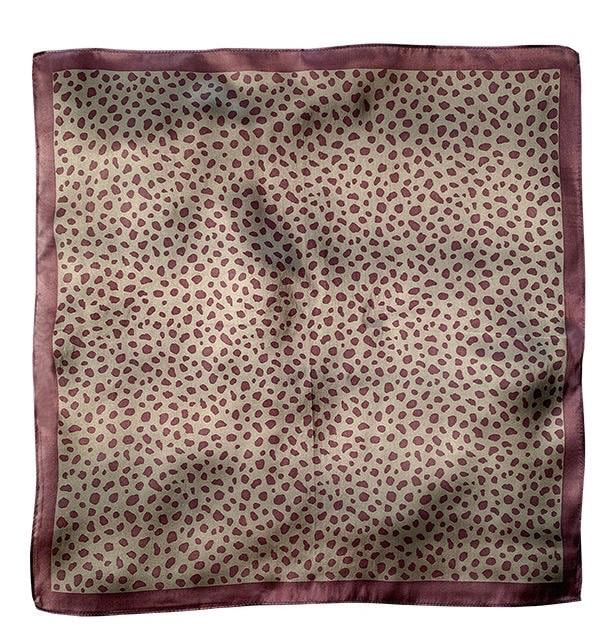 Korean Style Mulberry Silk Square Scarf, Chic Retro Neck Scarf for Women, Elegant Small Silk Kerchief, Fashion Accessories, 21"x21" Gift