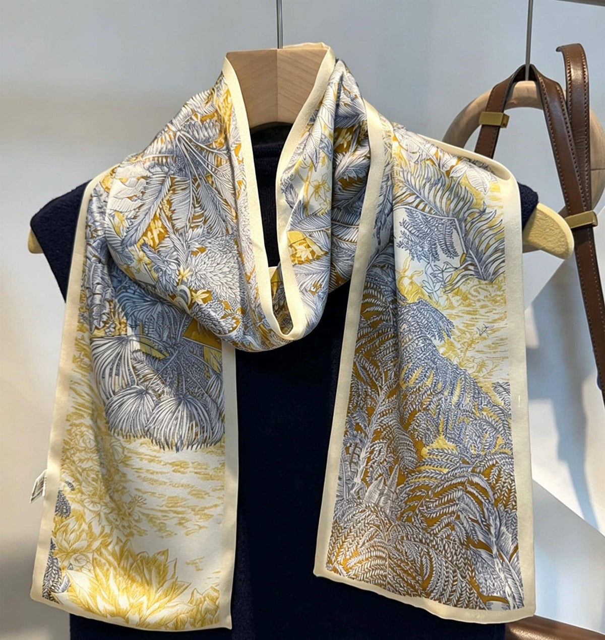 100% Mulberry Silk Skinny Scarf for Women, 6.7x59" Long Silk Ribbon Tie, Minimalist Neck Scarf, Elegant Hair Scarf, Luxury Purse Accessory
