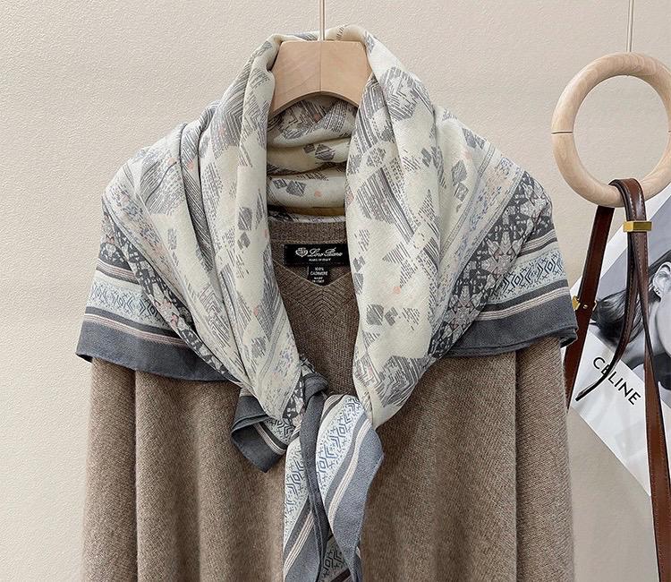 35x71 Inches Light Gray Memory: Classic Cotton Linen Scarf for Women, Minimalist Summer Sun Protection Shawl, Korean Style Long Wrap, 90x180