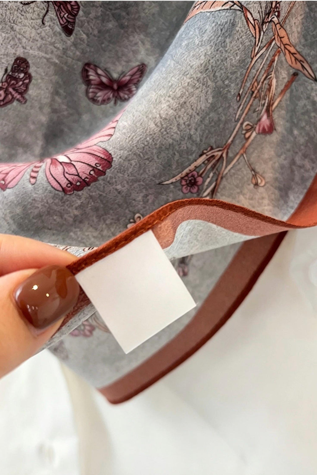 100% Mulberry Silk Scarf 25"x25" 65x65cm, Elegant Morandi Crepe de Chine Silk Neck Scarf, Luxury Hair Head Scarf, Chic Gift for Her, Summer