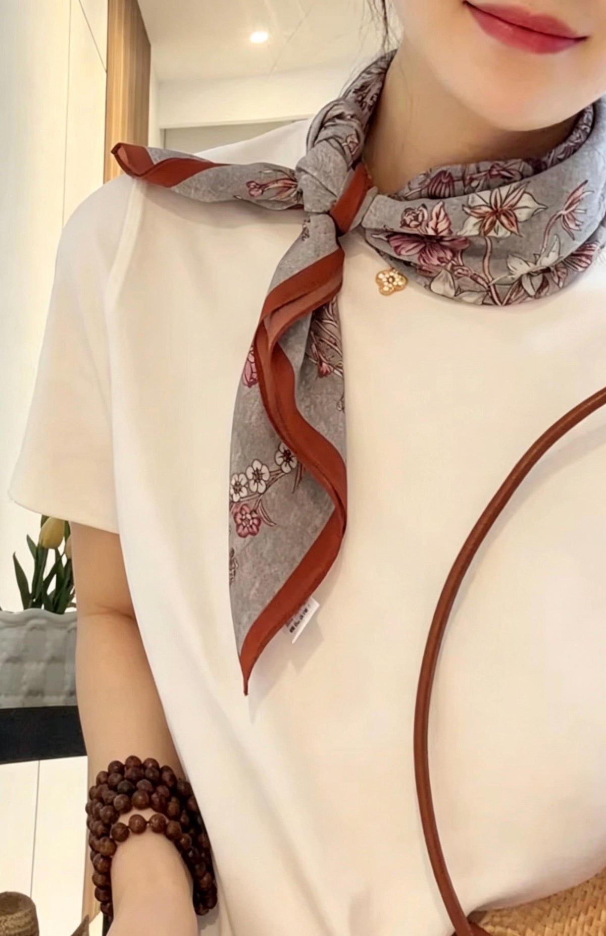 100% Mulberry Silk Scarf 25"x25" 65x65cm, Elegant Morandi Crepe de Chine Silk Neck Scarf, Luxury Hair Head Scarf, Chic Gift for Her, Summer