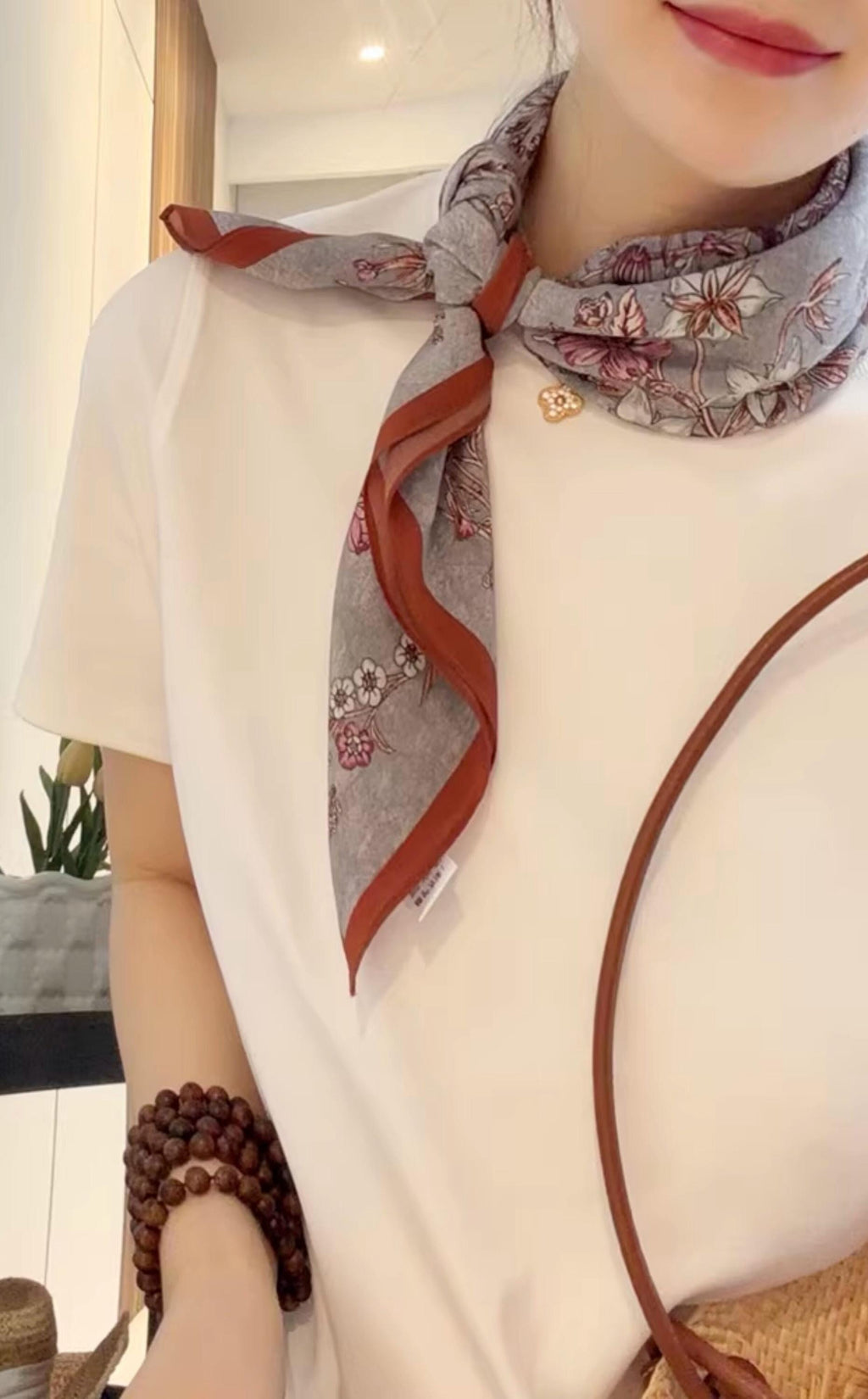 100% Mulberry Silk Scarf 25"x25" 65x65cm, Elegant Morandi Crepe de Chine Silk Neck Scarf, Luxury Hair Head Scarf, Chic Gift for Her, Summer