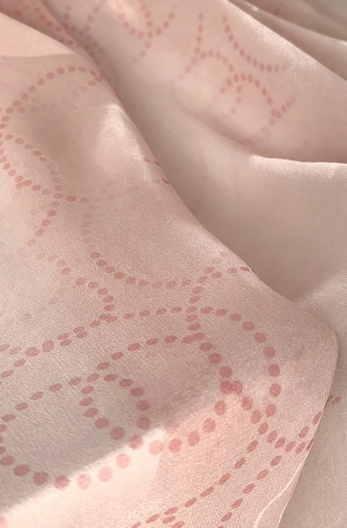 100% Silk Wool Scarf 26"x26" 65x65cm,Romantic Soft Pink Mulberry Silk Scarf,Sheer Georgette Silk Square,Lightweight Elegant Shawl