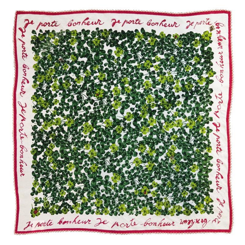100% Mulberry Silk Scarf 26x26" 65x65CM, Summer Pastoral Hand Rolled Silk Crepe De Chine Square Scarf, Floral Silk Neck Scarf, Gift for Her