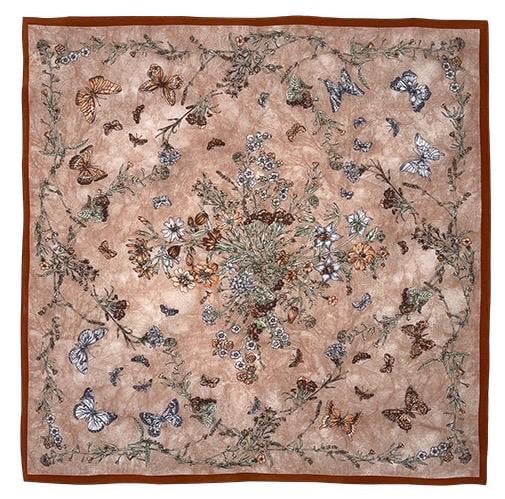 100% Mulberry Silk Scarf 25"x25" 65x65cm, Elegant Morandi Crepe de Chine Silk Neck Scarf, Luxury Hair Head Scarf, Chic Gift for Her, Summer