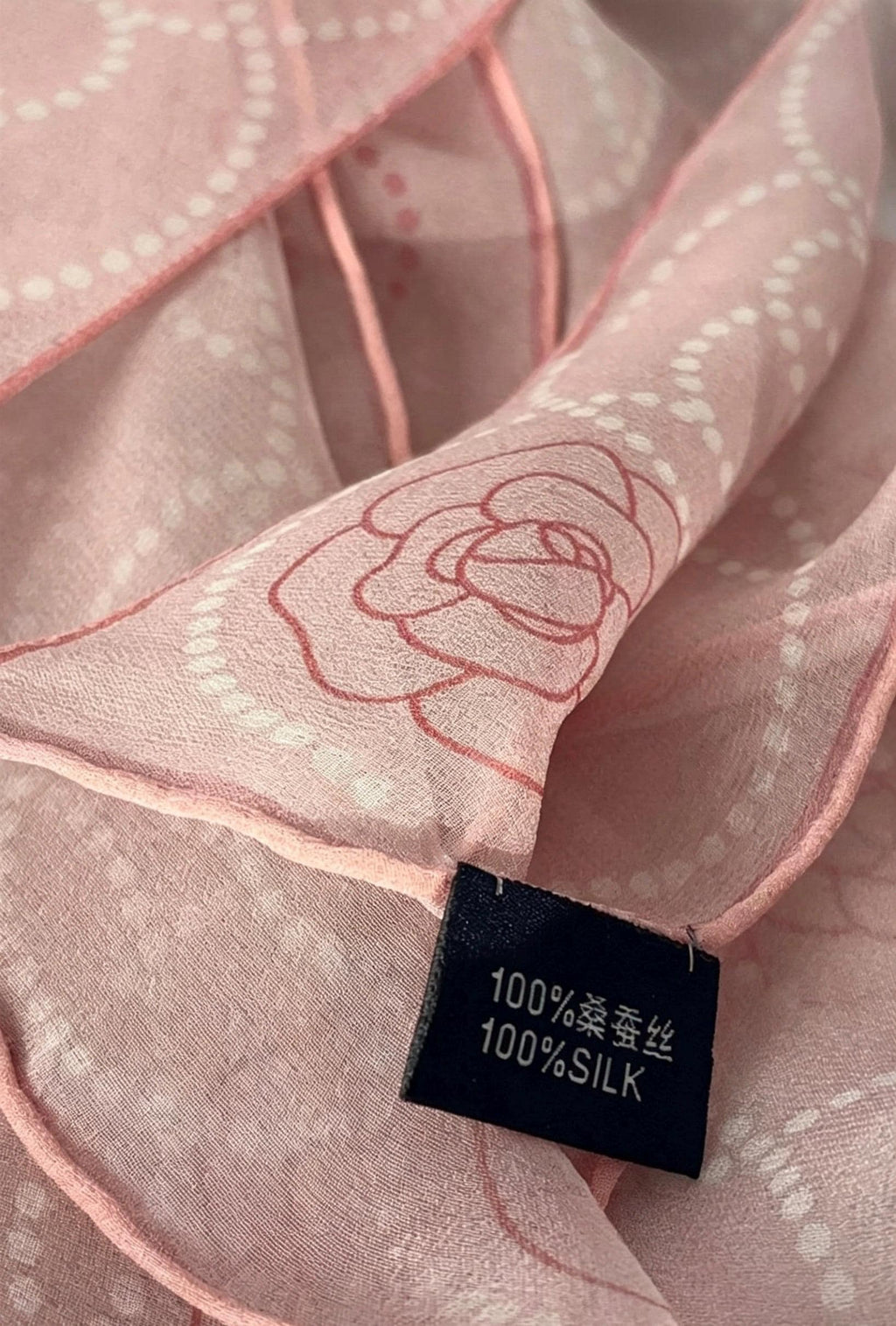 100% Silk Wool Scarf 26"x26" 65x65cm,Romantic Soft Pink Mulberry Silk Scarf,Sheer Georgette Silk Square,Lightweight Elegant Shawl