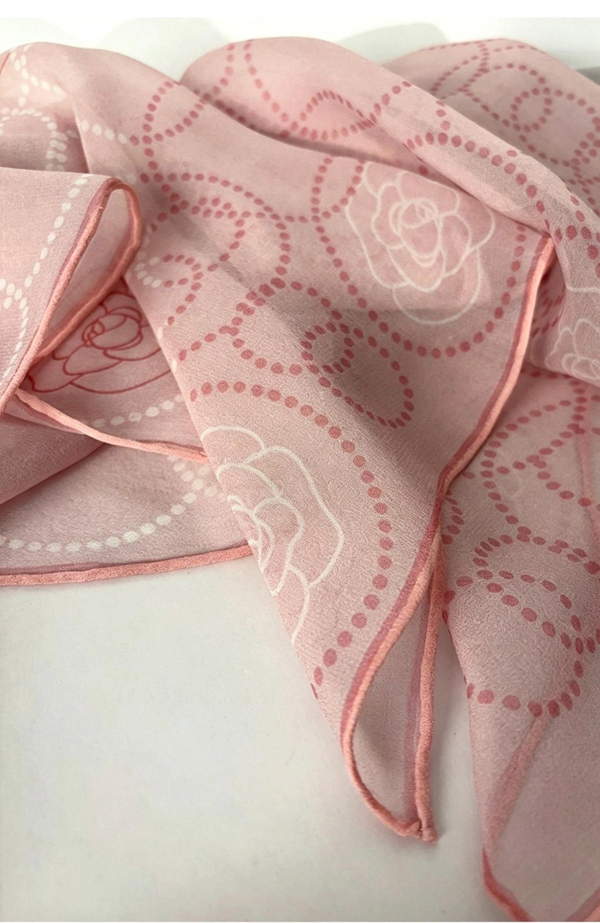 100% Silk Wool Scarf 26"x26" 65x65cm,Romantic Soft Pink Mulberry Silk Scarf,Sheer Georgette Silk Square,Lightweight Elegant Shawl