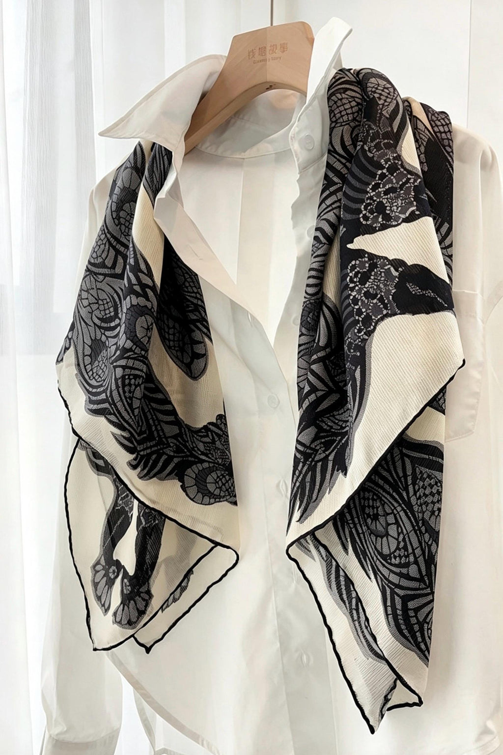 100% Silk Wool Scarf 42"x42" 108x108cm, Elegant Xili Silk Scarf for Women, Versatile Mulberry Silk Shawl, Lightweight Sun Protection Wrap