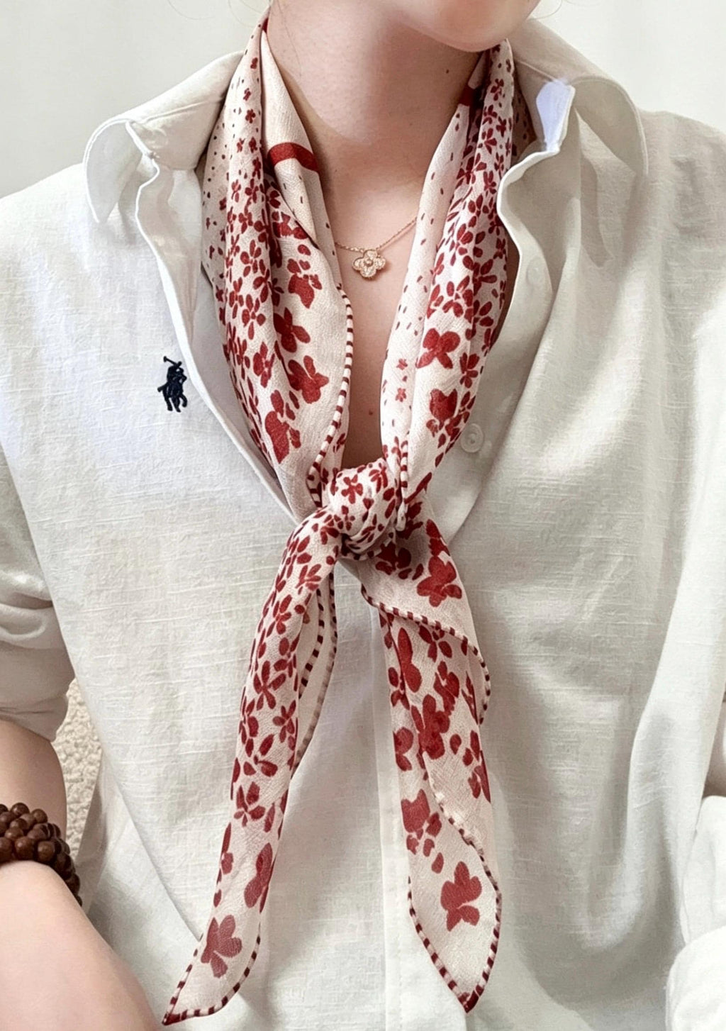 100% Mulberry Silk Scarf 25" 41" 65cm 105cm, Elegant Camellia Sheer Silk Neckerchief, Vintage Spring Summer Floral Shawl Hair Scarf Gift