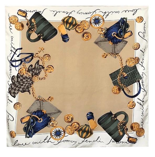 100% Mulberry Silk Scarf 35"x35" 88x88cm, Vintage Modern Lady Twill Silk Scarf, Luxury Large Square Shawl, Chic Retro Hair Wrap