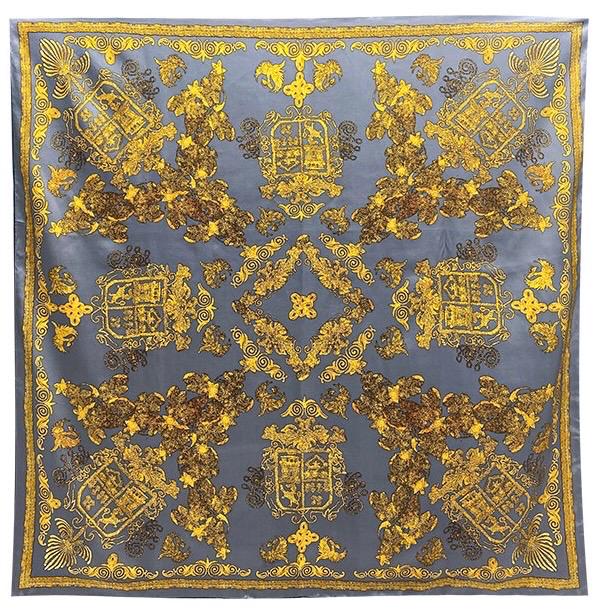 100% Mulberry Silk Scarf 43"x43" 110x110cm, Luxury Morandi Gray Carriage Silk Scarf, Premium Silk Satin Shawl, Vintage Wrap Gift for Her