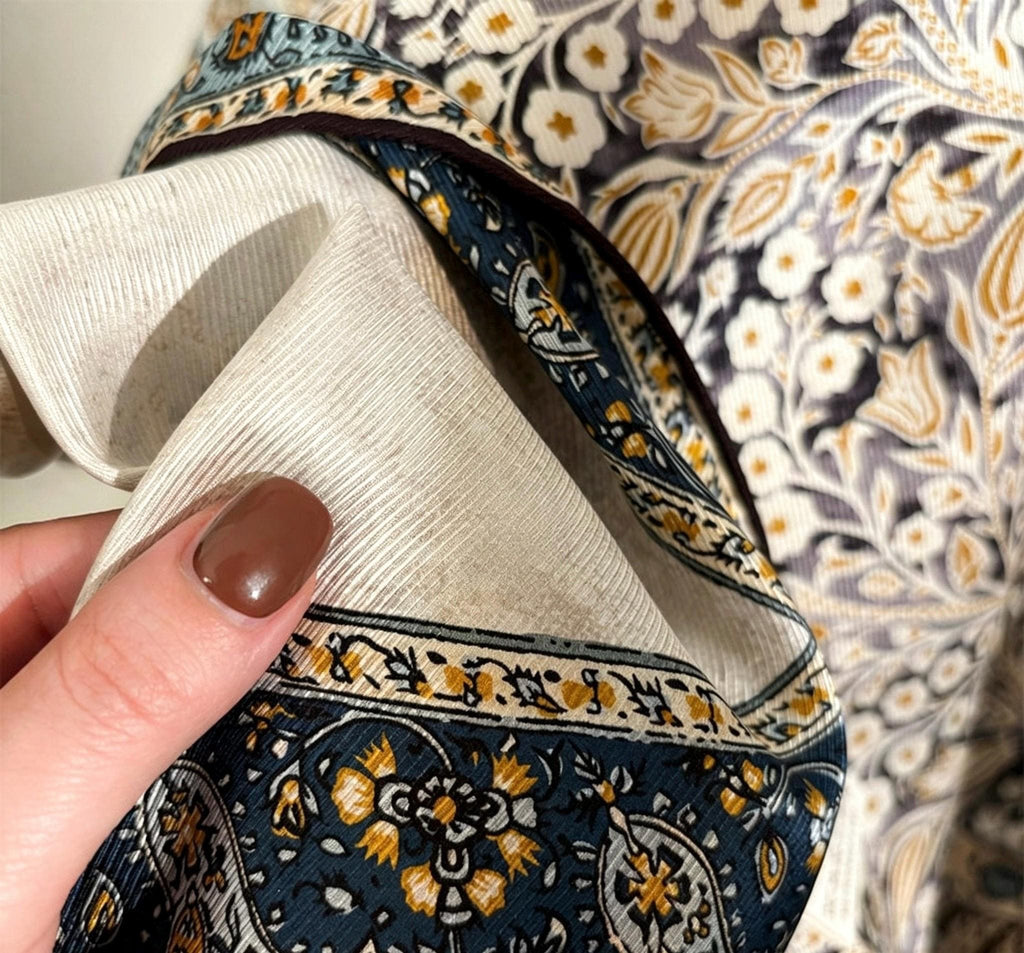 100% Mulberry Silk Scarf 26”x26” 35"x35" | Classic Paisley Square Headscarf, Elegant Vintage Neckerchief, Quiet Luxury Silk Shawl Gift