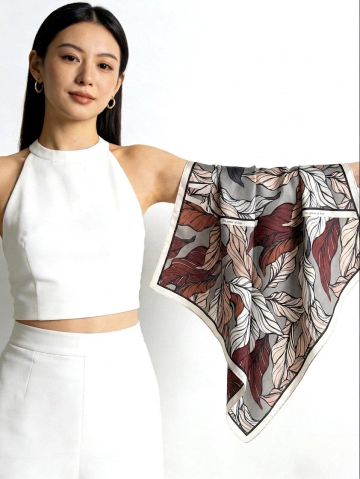 100% Mulberry Silk Scarf 42"x42" 108x108cm, Premium Sheer Silk Chiffon Shawl, Luxury Elegant Wrap, Intellectual Statement Gift