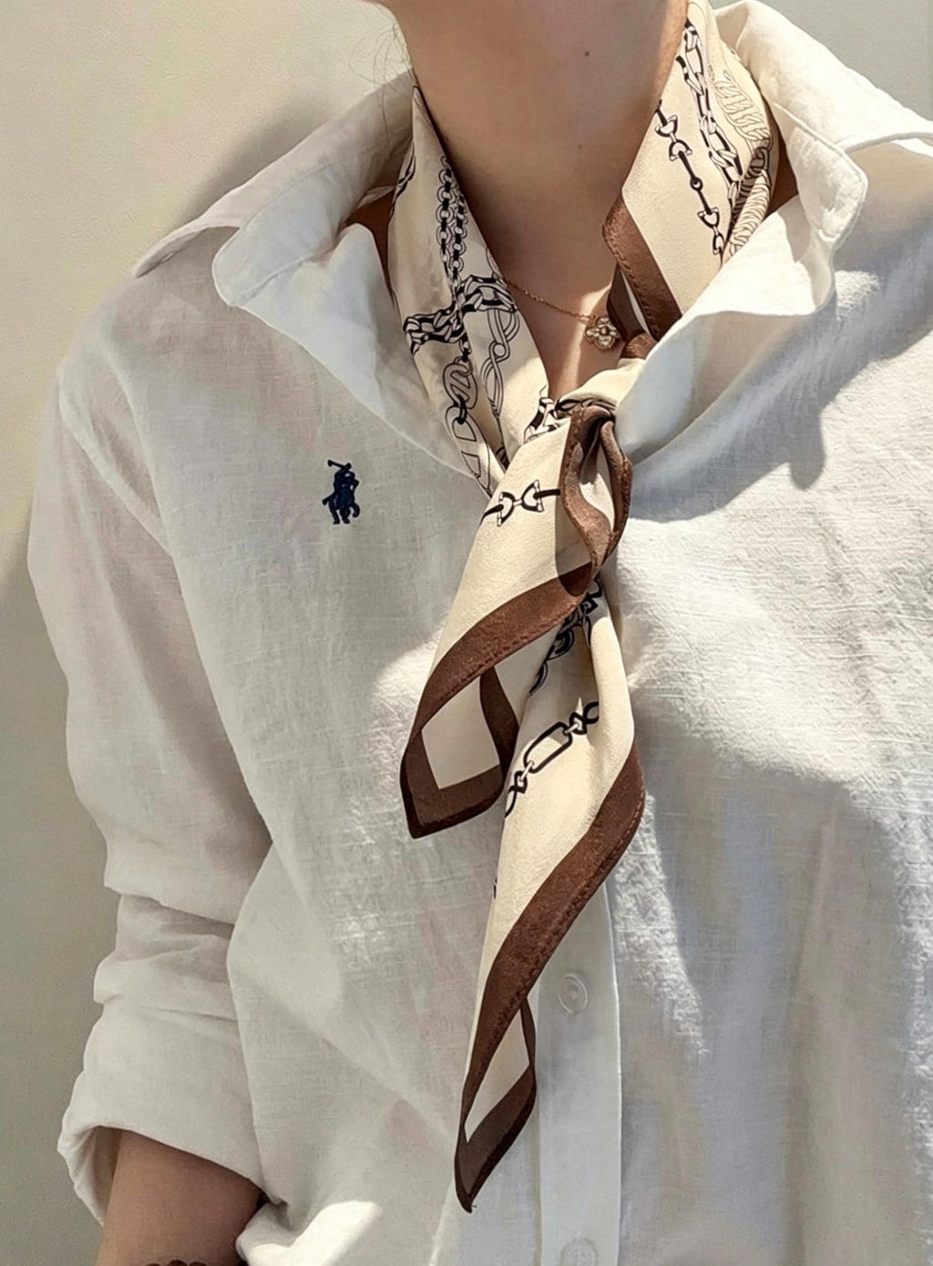 100% Mulberry Silk Scarf 26”x26” 65x65 cm, Vintage Coffee Beige Silk Square, Crepe de Chine Neck Scarf, Retro Spring Summer Bandana Gift