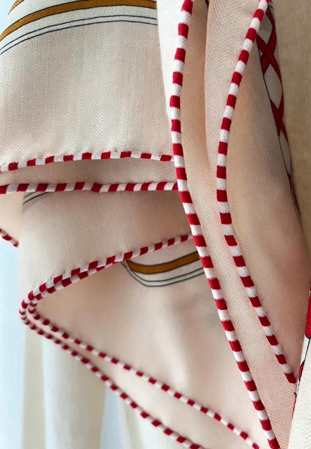 100% Silk Wool Scarf 53"x53" 135x135cm, Symmetrical Saddle Art Luxury Shawl, Quiet Luxury Large Square Wrap, Old Money Aesthetic Gift