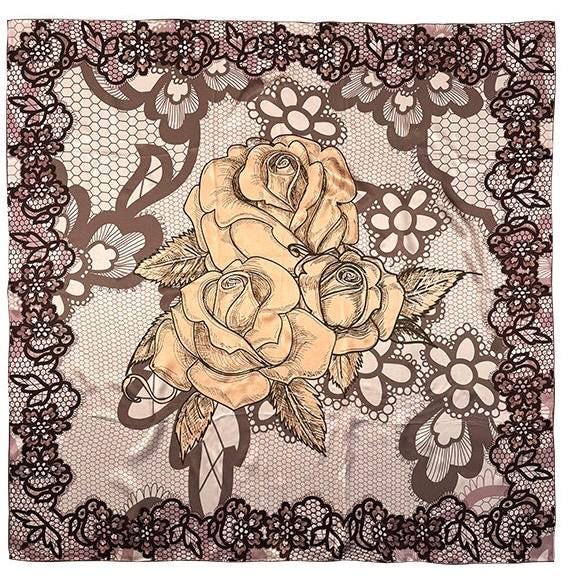 100% Mulberry Silk Scarf 42"x42" 108x108cm, Hangzhou Silk Wrap, Elegant Spring Shawl, Sun Protection Square Scarf, Luxury Hair Bandana Gift