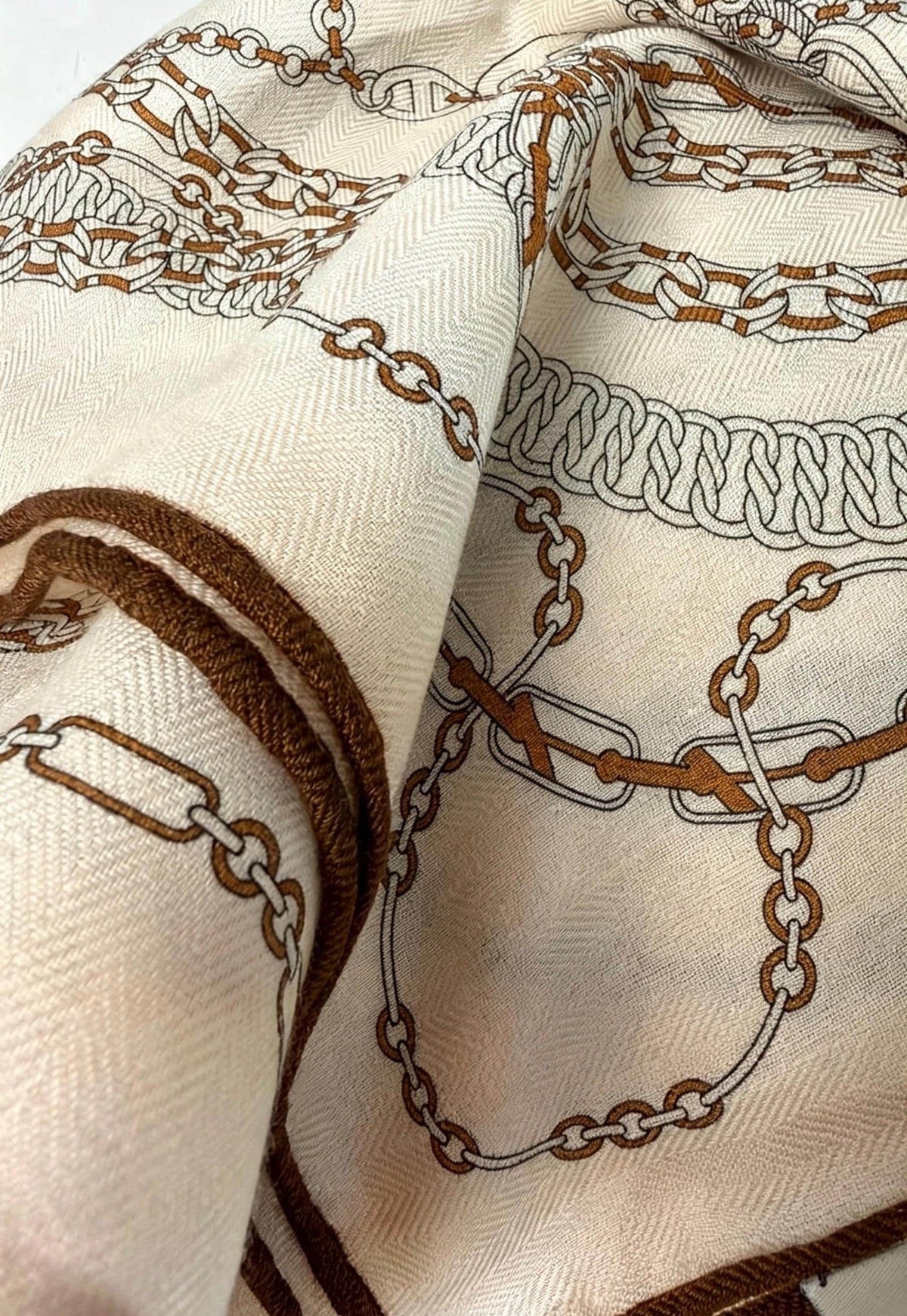 Silk Wool Blend Scarf 26"x26" 65x65CM, Square Scarf, Luxury Khaki Neck Head Scarf, Old Money Aesthetic, Intellectual Gift