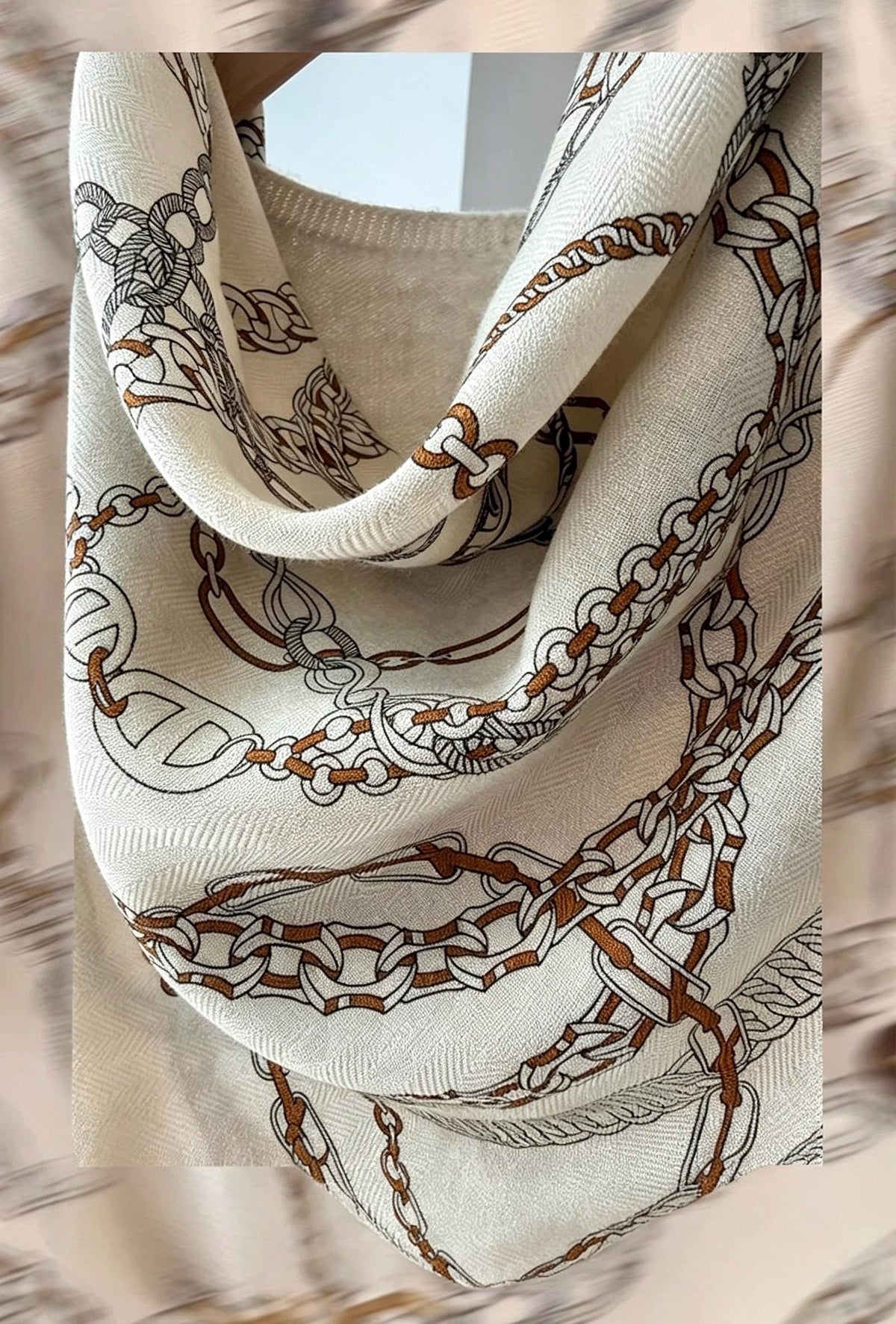 Silk Wool Blend Scarf 26"x26" 65x65CM, Square Scarf, Luxury Khaki Neck Head Scarf, Old Money Aesthetic, Intellectual Gift