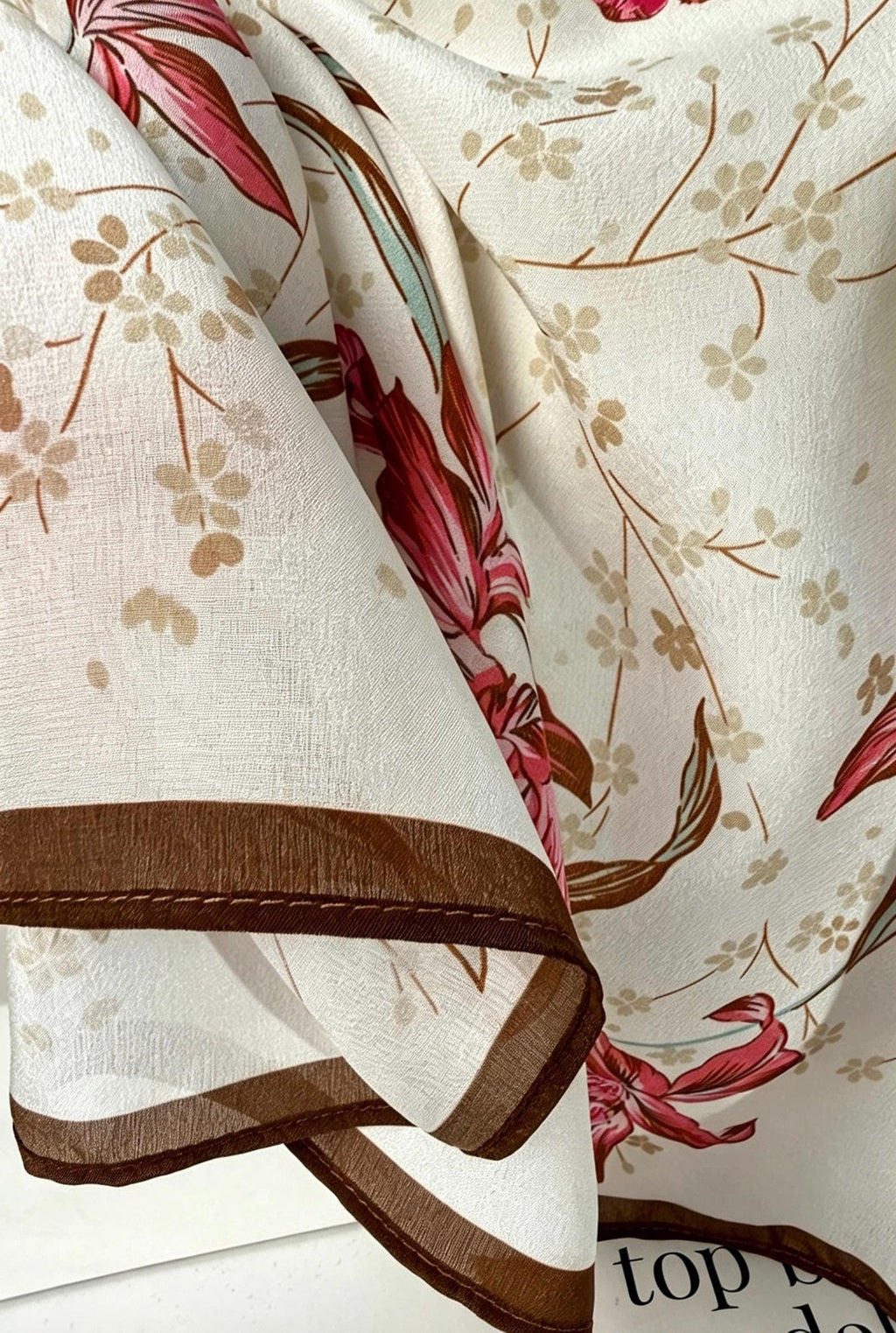 100% Silk Wool Scarf 26"x26" 65x65cm, Soft Pastel Pink Crepe De Chine Silk Scarf, Quiet Luxury Neckerchief, Old Money Aesthetic Bandana Gift