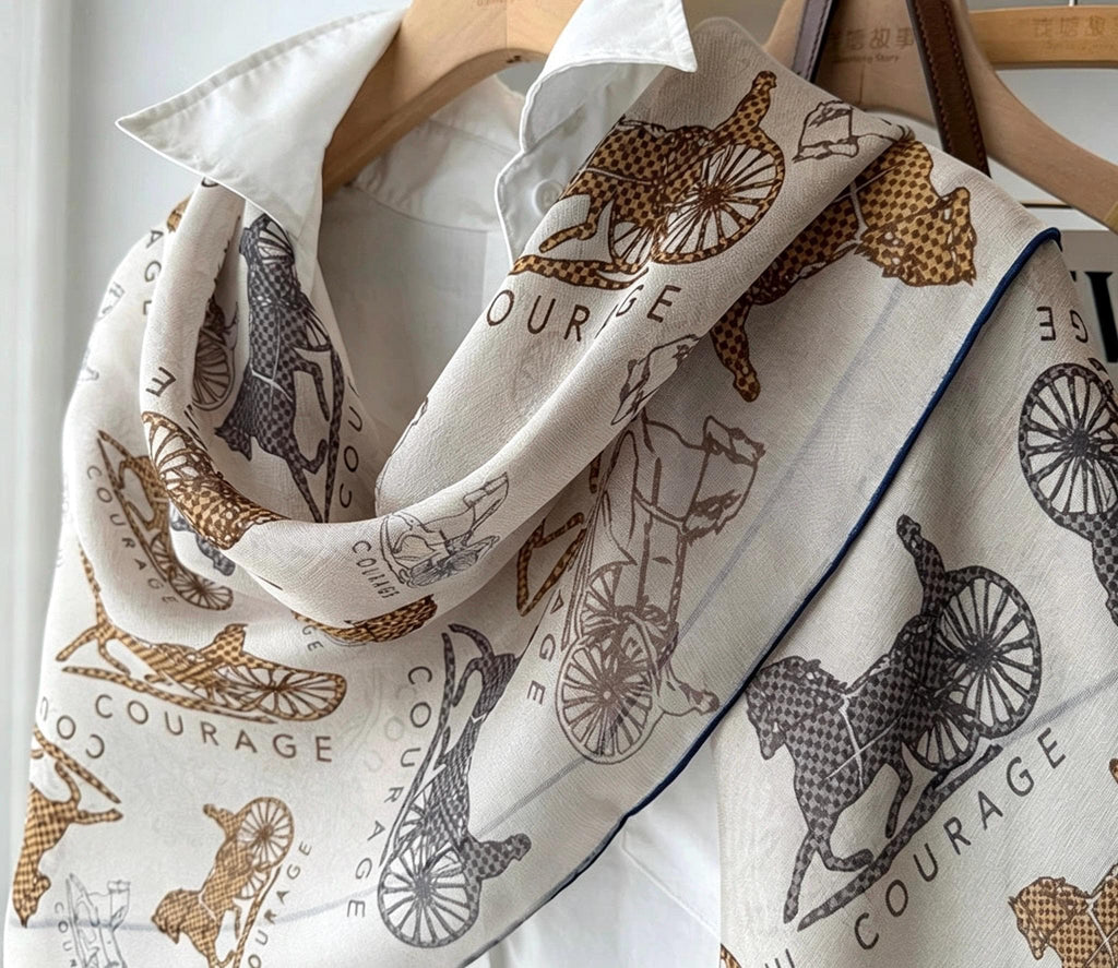 100% Mulberry Silk Scarf 43"x43" 108x108cm, British Style Gauze Shawl, Muted Tone Silk Wrap, Intellectual Classy Gift for Her