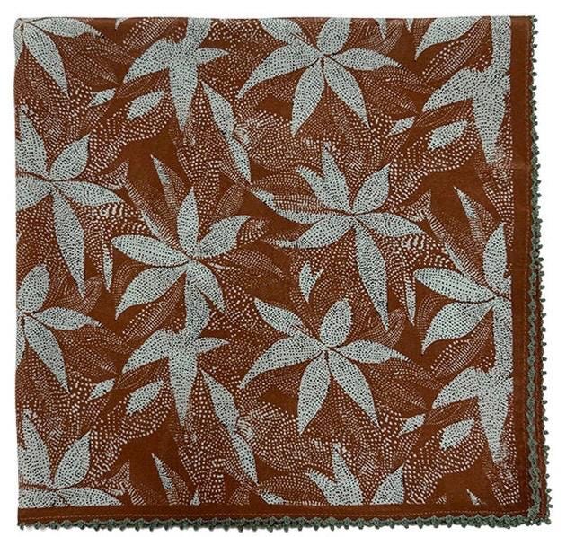 100% Mulberry Silk Scarf 27"x27" 68x68cm, Maillard Brown Autumn Silk Wrap, Silk Crepe de Chine Square Scarf, Warm Tone Gift for Her