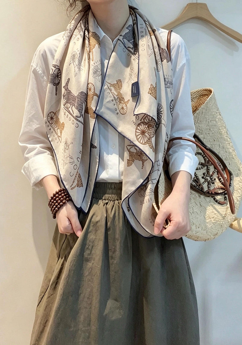 100% Mulberry Silk Scarf 43"x43" 108x108cm, British Style Gauze Shawl, Muted Tone Silk Wrap, Intellectual Classy Gift for Her