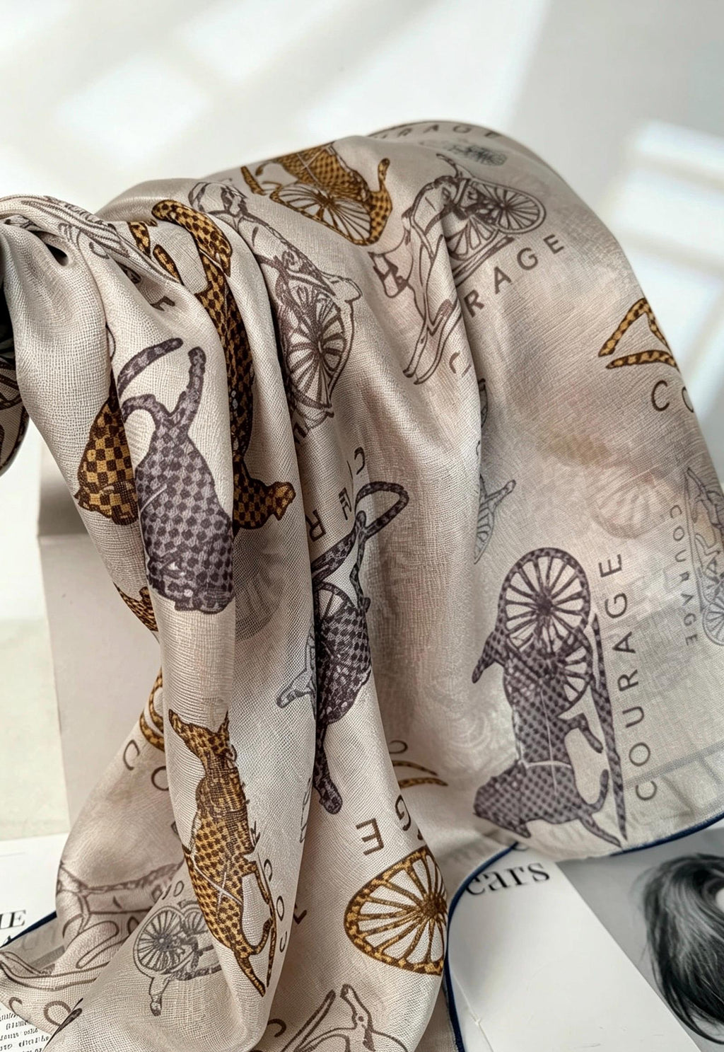 100% Mulberry Silk Scarf 43"x43" 108x108cm, British Style Gauze Shawl, Muted Tone Silk Wrap, Intellectual Classy Gift for Her