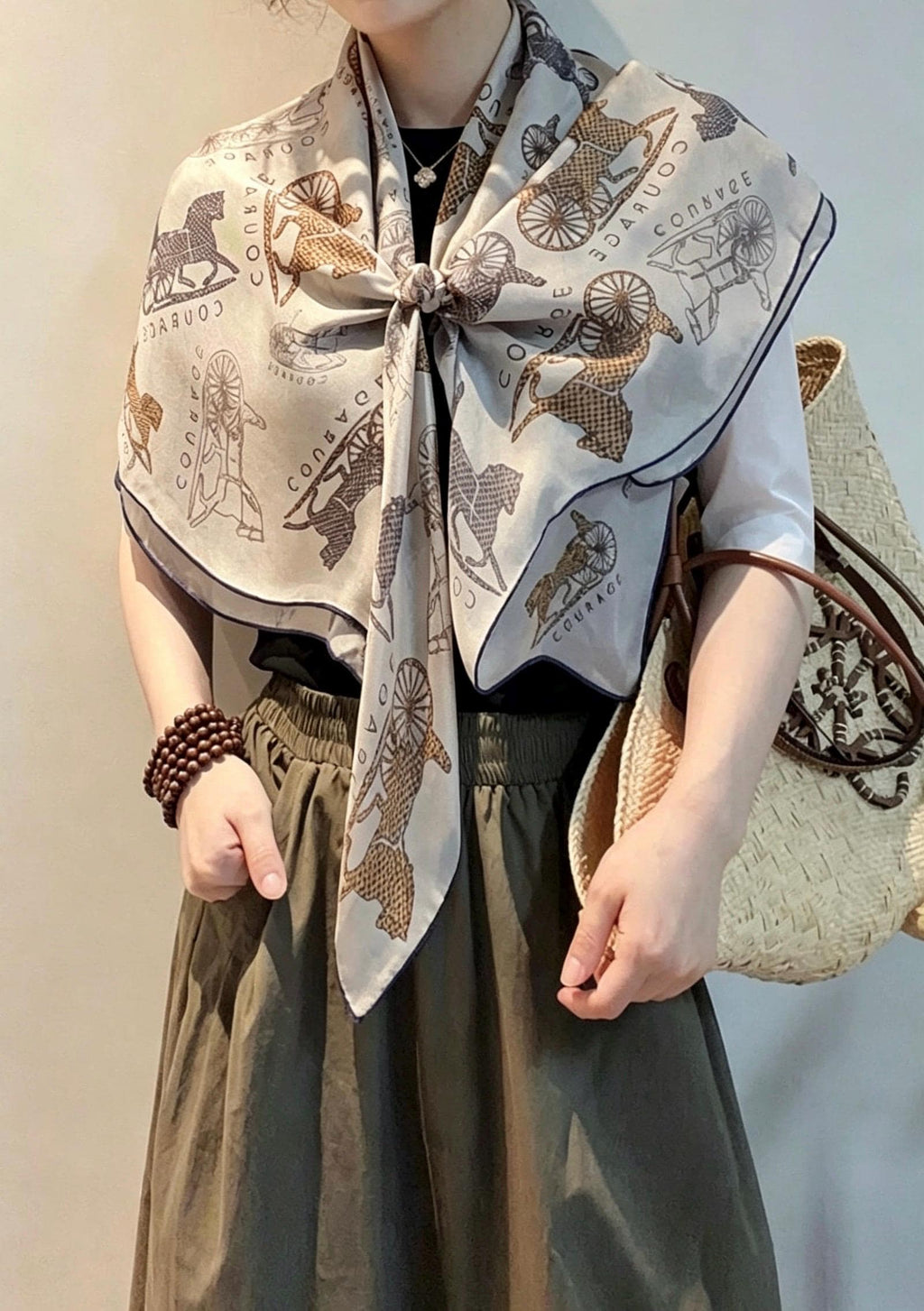 100% Mulberry Silk Scarf 43"x43" 108x108cm, British Style Gauze Shawl, Muted Tone Silk Wrap, Intellectual Classy Gift for Her