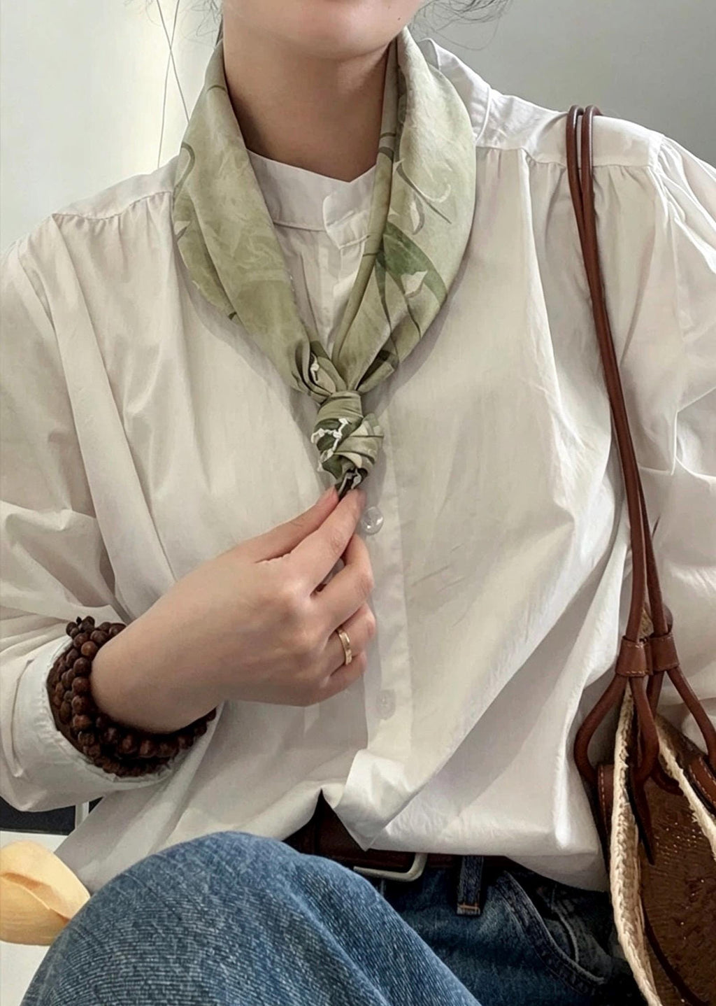 100% Mulberry Silk Scarf 27"x27" 68x68cm, Ink Orchid Cool Botanical Silk Crepe de Chine Square Scarf, Neckwear Shawl, Gift for Her