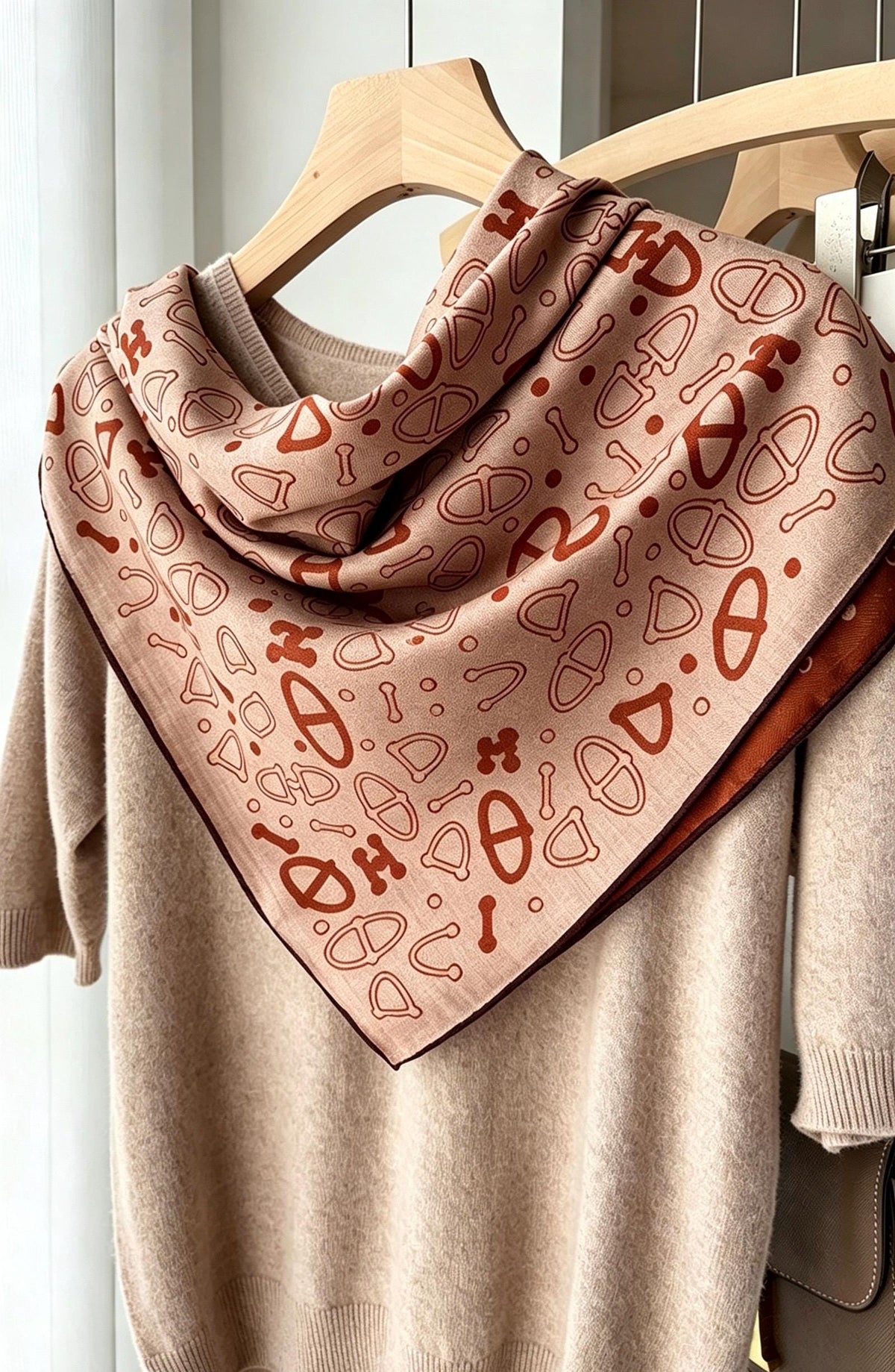 Silk Wool Scarf 35"x35" 88x88cm, Dusty Blue Reversible Silk Wool Square Scarf, Winter Shawl Wrap, Elegant Gift for Her