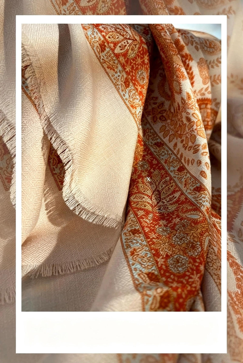 Silk Wool Scarf 53"x53" 135x135cm, Classic Paisley 2-in-1 Silk Wool Square Scarf Shawl, Winter Soft Dual-Use Wrap, Gift for Her