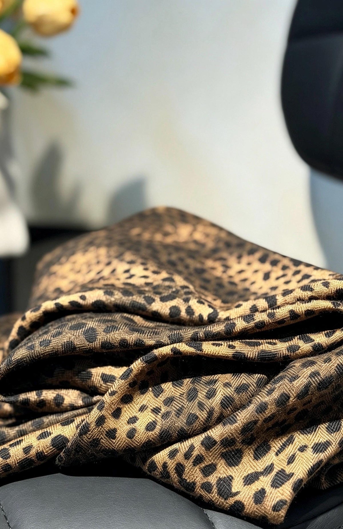 Silk Wool Scarf 54"x54" 138x138cm, Caramel Maillard Old Money Mulberry Silk Square Scarf Large Shawl Winter Warm Wrap Gift for Her