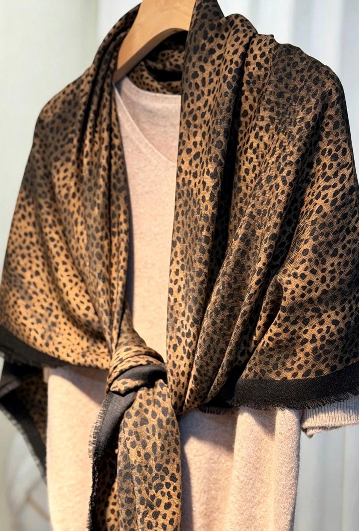Silk Wool Scarf 54"x54" 138x138cm, Caramel Maillard Old Money Mulberry Silk Square Scarf Large Shawl Winter Warm Wrap Gift for Her