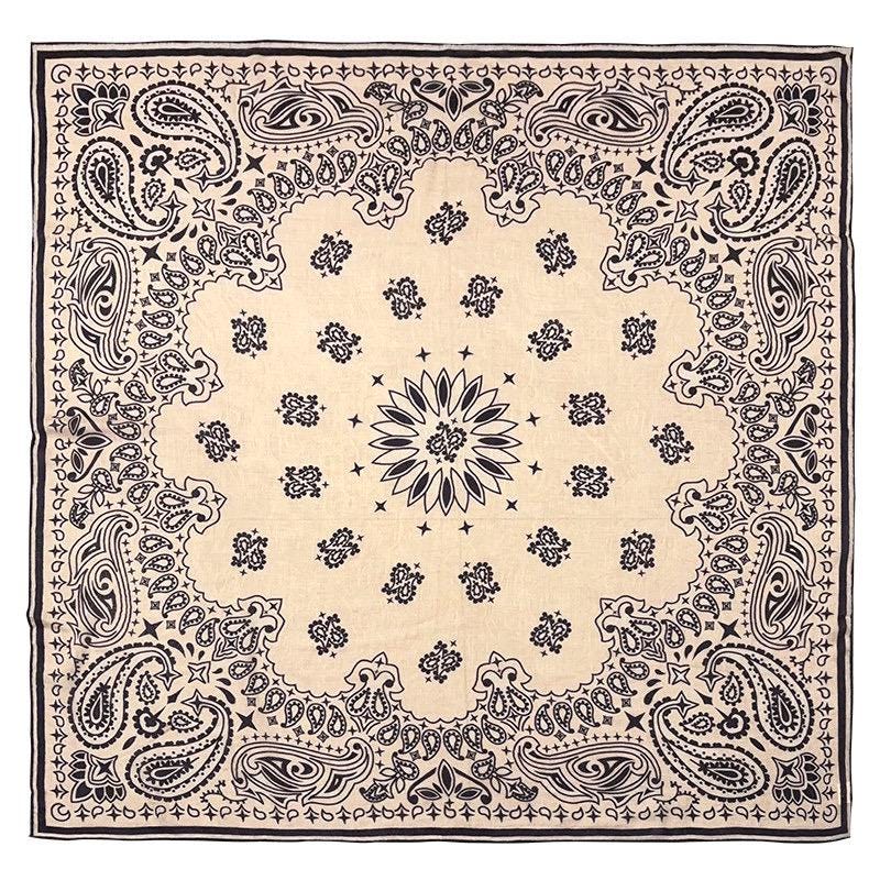 Wool Scarf 53"x53" 135x135cm, Luxury Paisley Jacquard Square Scarf, Vintage Winter Shawl, Elegant Women's Warm Wrap