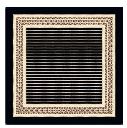 Silk Wool Scarf 35"x35" 88x88cm, Ethnic Boho Double Sided Square Scarf, Vintage Silk Wool Shawl, Women's Fall Winter Wrap Gift