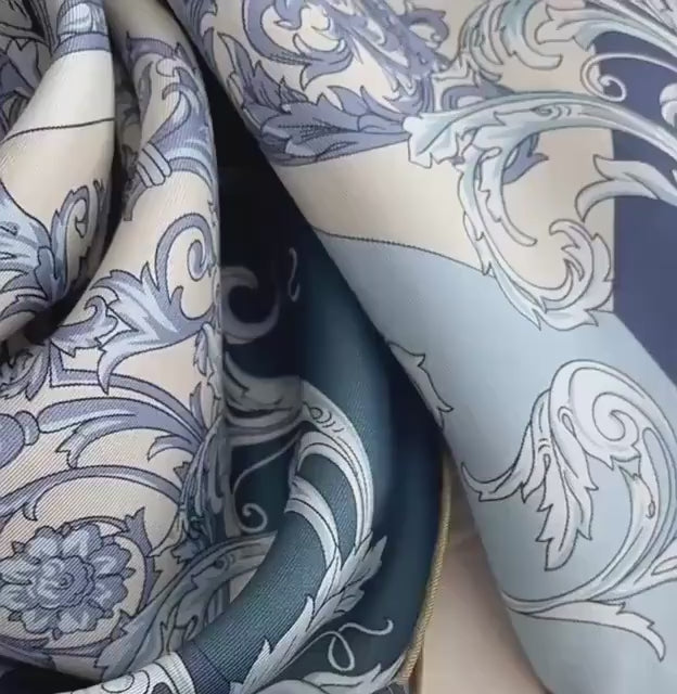 100% Mulberry Silk Scarf 35x35" 90x90CM, 14mm Silk Twill Square Scarf, Soft Aesthetic Elegant Shawl Wrap, Luxury Minimalist Gift for Her