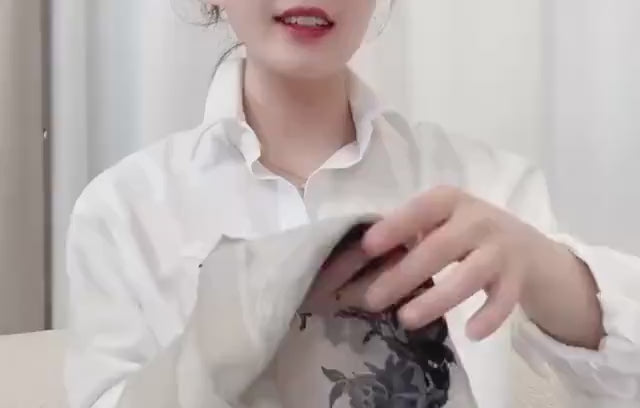 Rococo Whispers 3D Lace Silk Scarf, Premium Mulberry Silk Crepe de Chine Square 26", French Vintage Elegant Neck Tie, Luxury Gift for Her