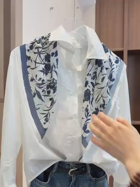 100% Silk Wool Scarf 26"x26" 65x65cm, Elegant Navy Blue Crepe De Chine Silk Scarf, Quiet Luxury Neckerchief, Old Money Aesthetic Bandana Gif