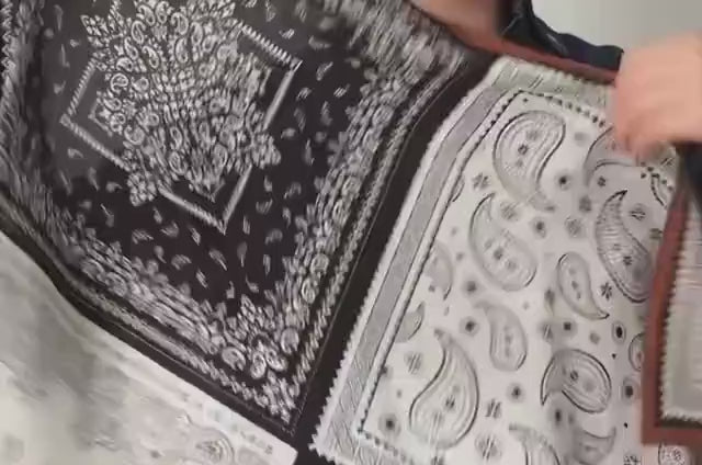100% Mulberry Silk 26”x26” 65×65 cm