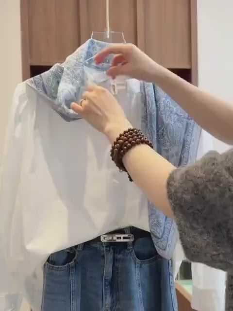 100% Mulberry Silk Scarf 26x26" 65x65CM, Sea Salt Blue Silk Crepe De Chine Square Scarf, Minimalist Neck Scarf, Gift for Her, Chic Wrap